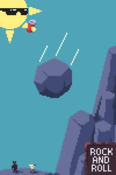 Background cover of Rock falls, everyone dies