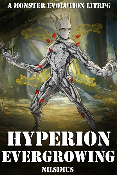 Background cover of Hyperion Evergrowing: A Monster Evolution LitRPG