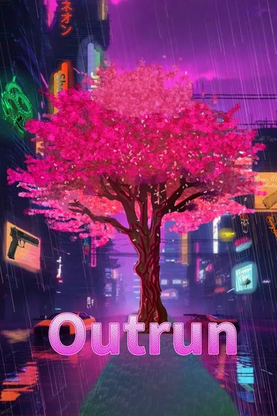 Background cover of Outrun - Cyberpunk LitRPG