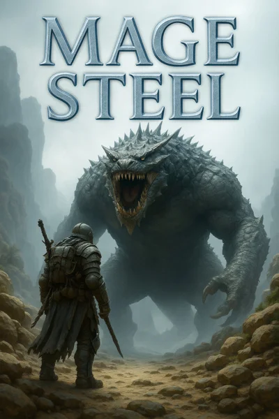 Background cover of Mage Steel: A Western Sci-Fi Cultivation Series