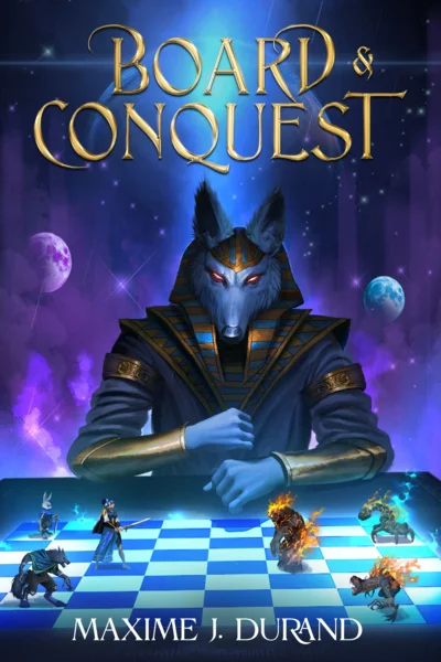 Background cover of Board & Conquest: A Godly LitRPG