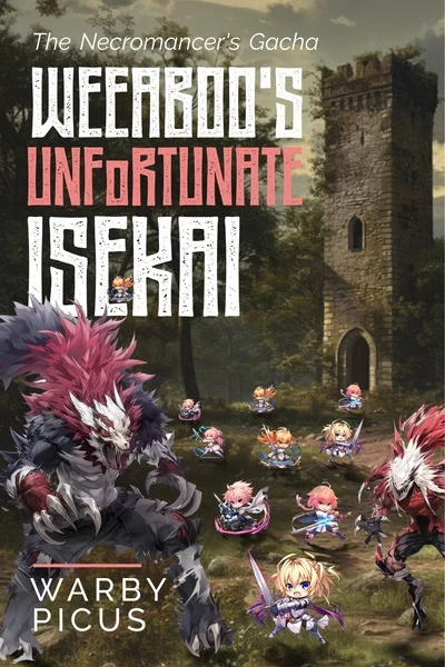 Background cover of Weeaboo's Unfortunate Isekai: The Necromancer's Gacha