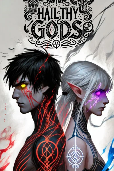 Background cover of Hail Thy Gods (Books 1 & 2 Complete)