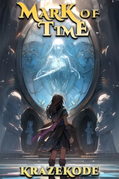 Background cover of Mark of Time: A LitRPG Timeloop