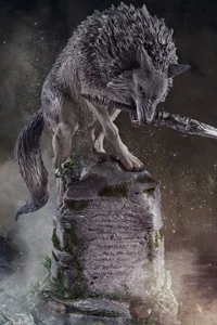 Background cover of Wolfswood (Dark Souls SI Sif)