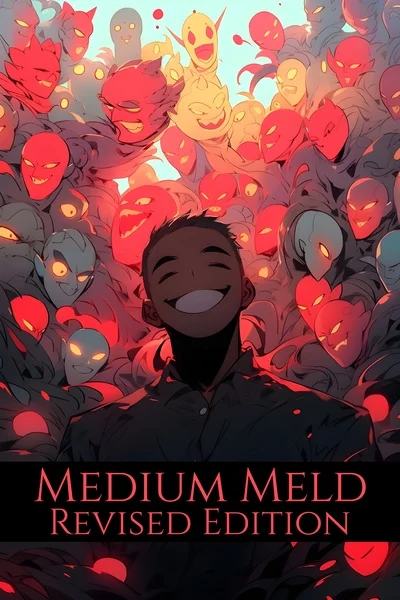 Background cover of Medium Meld: Revised Edition (Naruto/Gamer, OC)