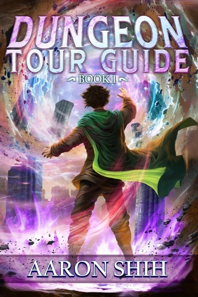 Background cover of Dungeon Tour Guide: A Dungeon Core LitRPG
