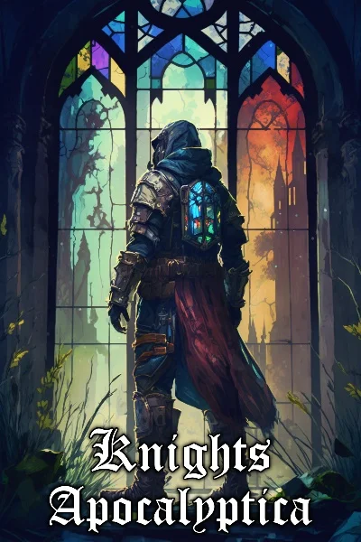 Background cover of Knights Apocalyptica: LitRPG, Power Armor, Academy