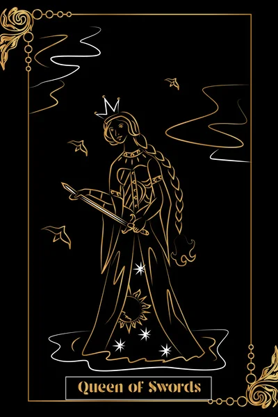 Background cover of Queen of Swords