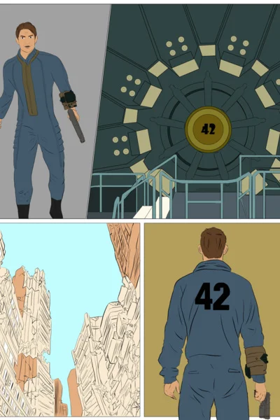 Background cover of Fallout, Second Life