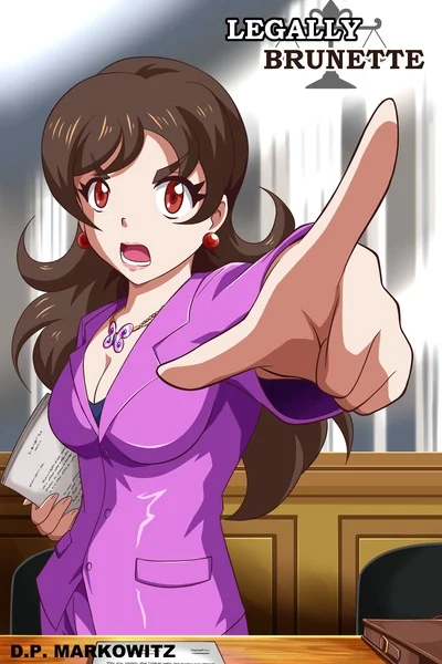 Background cover of Legally Brunette (Ace Attorney style GameLit)