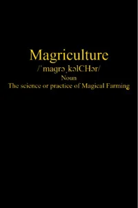 Background cover of Magriculture
