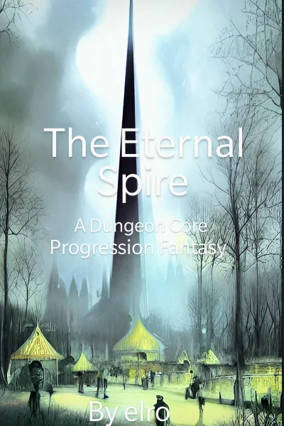 Background cover of The Eternal Spire: A dungeon core progression fantasy