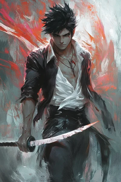 Background cover of Knives & Levels: Survival LITRPG Apocalypse