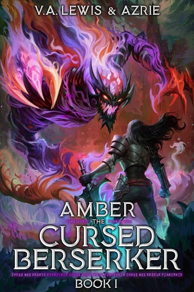 Background cover of Amber the Cursed Berserker (An Isekai LitRPG)