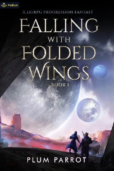 Background cover of Falling with Folded Wings