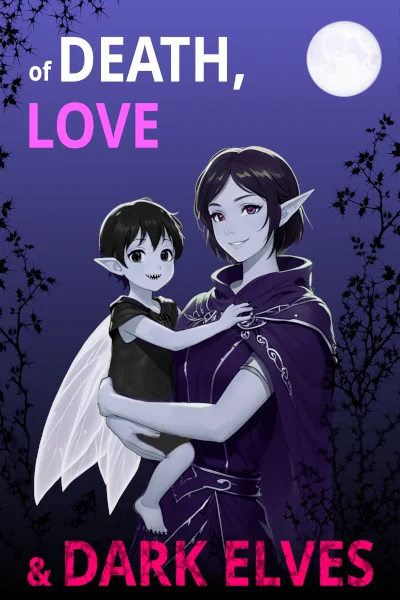 Background cover of of Death, Love & Dark Elves